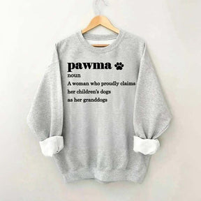 Pawma Definition Dog Mom Sweatshirt