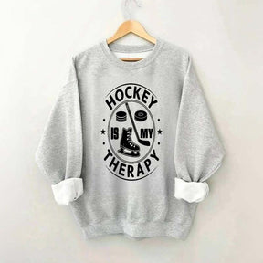 Hockey Is My Therapy Sweatshirt