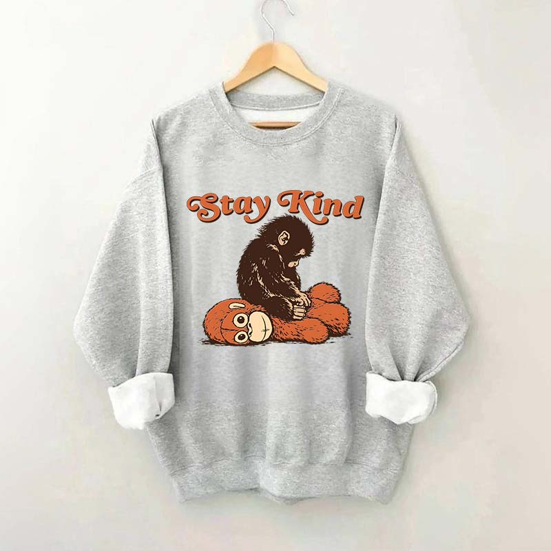 Punch Monkey Stay Kind Sweatshirt