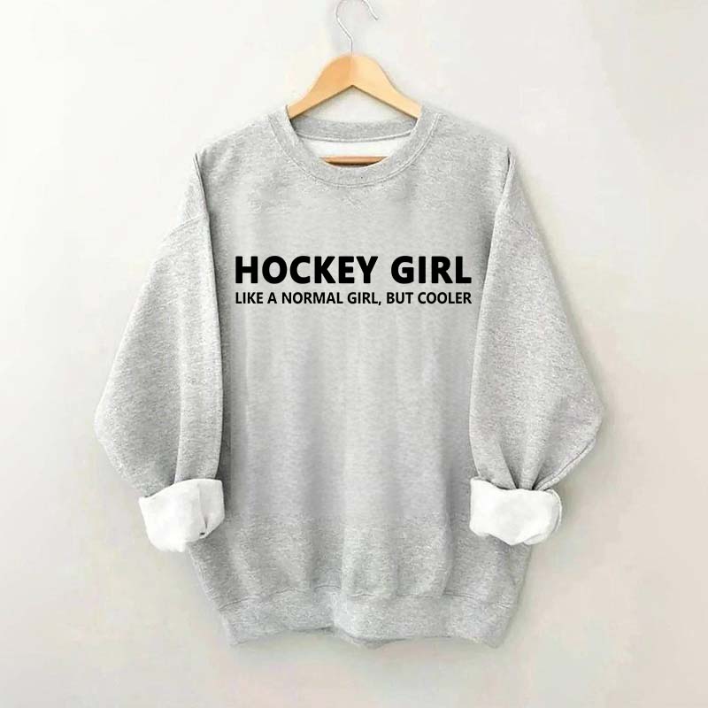 Ice Hockey Daughter Girl Sweatshirt