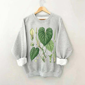 Philodendron Vintage Plant Anatomy Sweatshirt