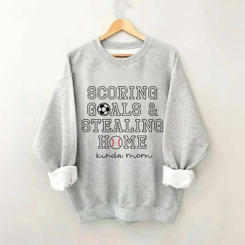 Soccer And Baseball Mama Sweatshirt