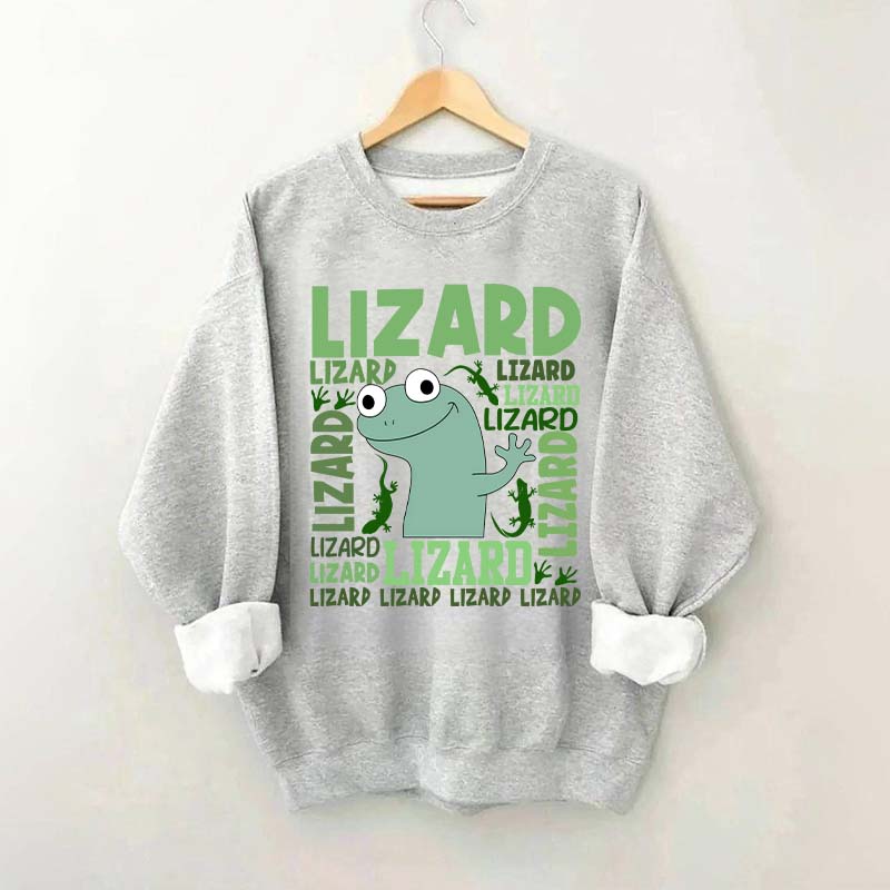 Lizard Lizard Funny Gecko Sweatshirt