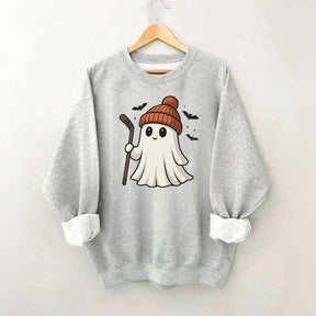 Fun Hockey Halloween Cute Ghost Sweatshirt