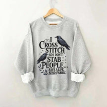 Cross Stitching Gift for Mom Sweatshirt