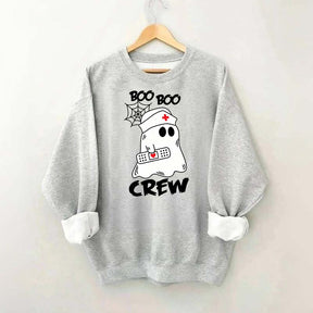 Cute Halloween Boo Crew Nurse Sweatshirt