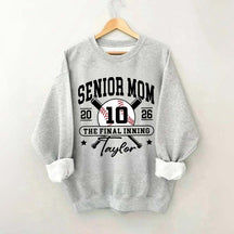 Custom Senior Baseball Mom 2026 Sweatshirt
