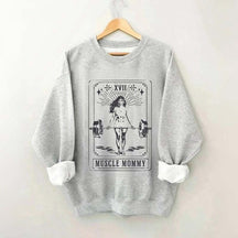 Tarot Card Muscle Mommy Pump Cover Gym Sweatshirt