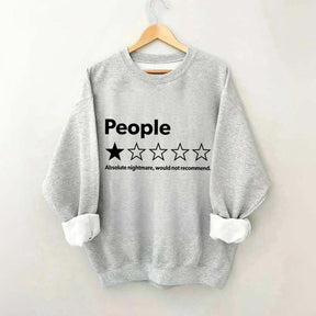 People One Star Review Sweatshirt