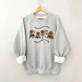 Behavior Reinforcement Skull Sweatshirt