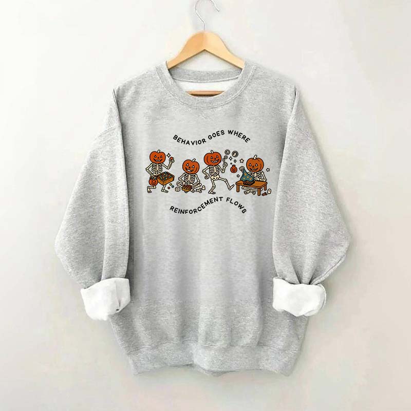 Behavior Reinforcement Skull Sweatshirt