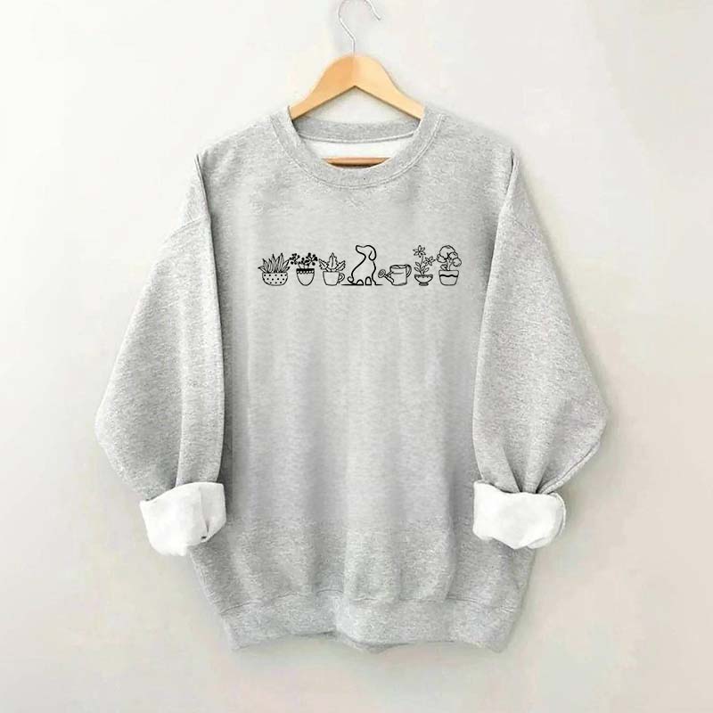 Dogs and Plants Sweatshirt