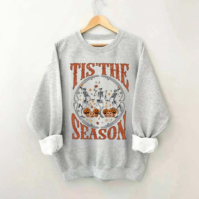Tis The Season Skeletons Dancing Sweatshirt