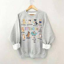 It's OK To Cute Dog Affirmation Sweatshirt