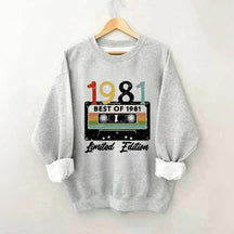 Audiotape And Letter Graphic Sweatshirt