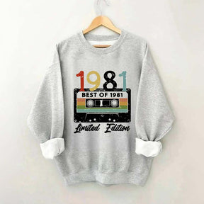 Audiotape And Letter Graphic Sweatshirt