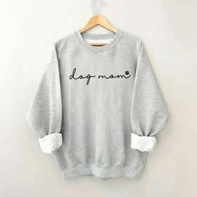 Dog Mom Paw Womens Sweatshirt