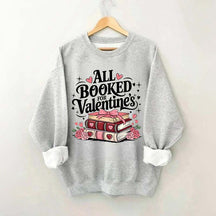 Book Lover Valentine Sweatshirt