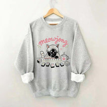Cute Mahjong Cat Lover Sweatshirt