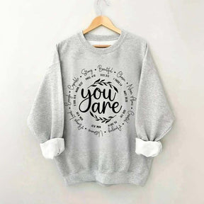 Teenager Bible Verse Faith Sweatshirt