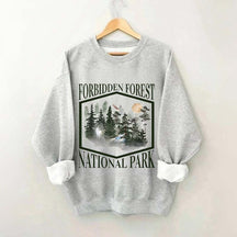 Retro Funny Forbidden Forest National Park Wizarding World Sweatshirt