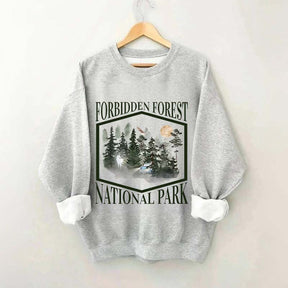 Retro Funny Forbidden Forest National Park Wizarding World Sweatshirt