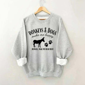Donkey Owner Dog Sweatshirt