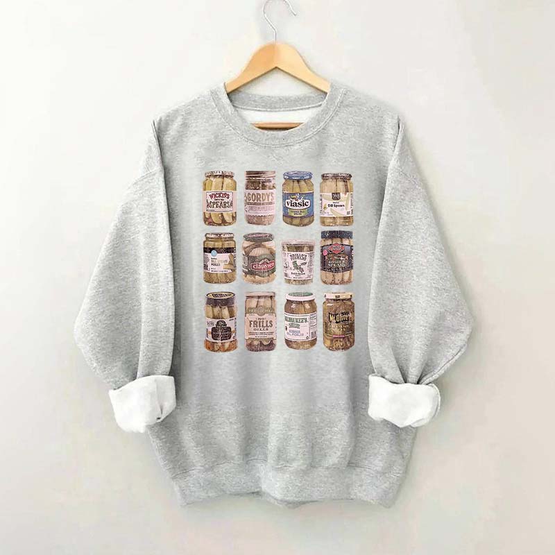 Vintage Canned Pickles Sweatshirt