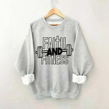 Faith and Fitness Weightlifting Sweatshirt