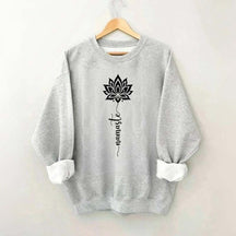 Namaste Lotus Flower Yoga Sweatshirt