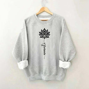 Namaste Lotus Flower Yoga Sweatshirt