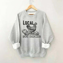 Happy Easter Retro Chicken Farmer Gifts Sweatshirt