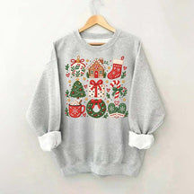 Boho Cozy Christmas Matching Xmas Sweatshirt