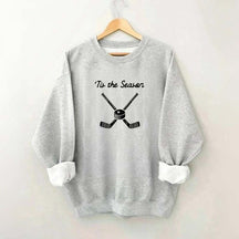 Tis The Season Hockey Mom Sweatshirt