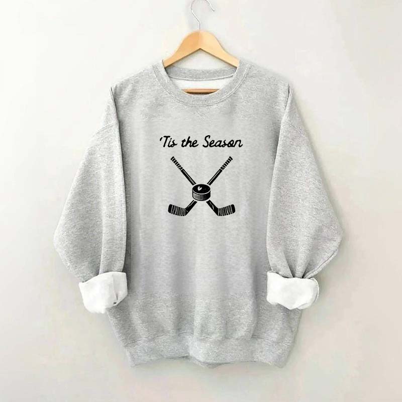 Tis The Season Hockey Mom Sweatshirt