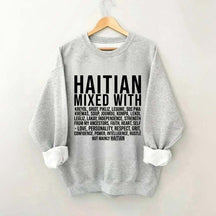 Haitian Definition Caribbean African Culture Sweatshirt