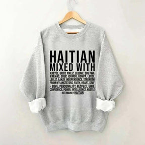 Haitian Definition Caribbean African Culture Sweatshirt