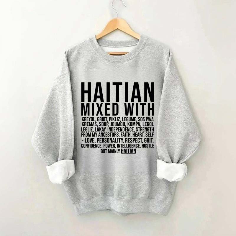 Haitian Definition Caribbean African Culture Sweatshirt
