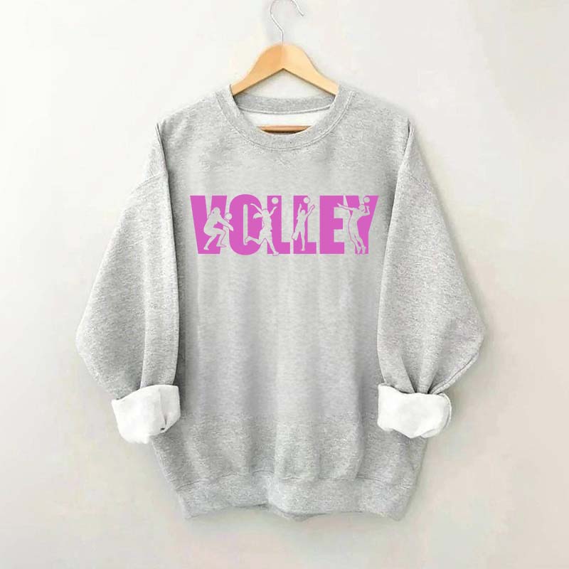Beach Volley Frauen Volleyball Sport Sweatshirt