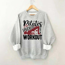Pilates Workout Statement Sweatshirt