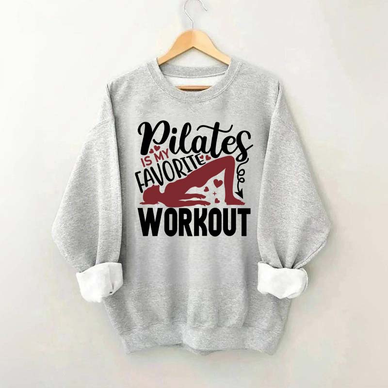 Pilates Workout Statement Sweatshirt