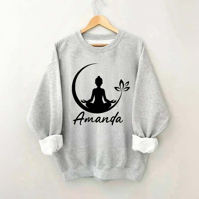 Personalized Yoga Name Sweatshirt