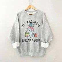 It's A Good Day To Read Pig Elephant Sweatshirt