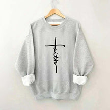 Faith Cross Love and Grace Sweatshirt