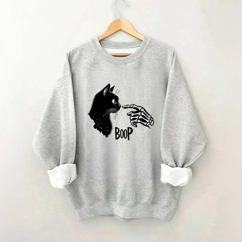 Cat Halloween Boop Sweatshirt