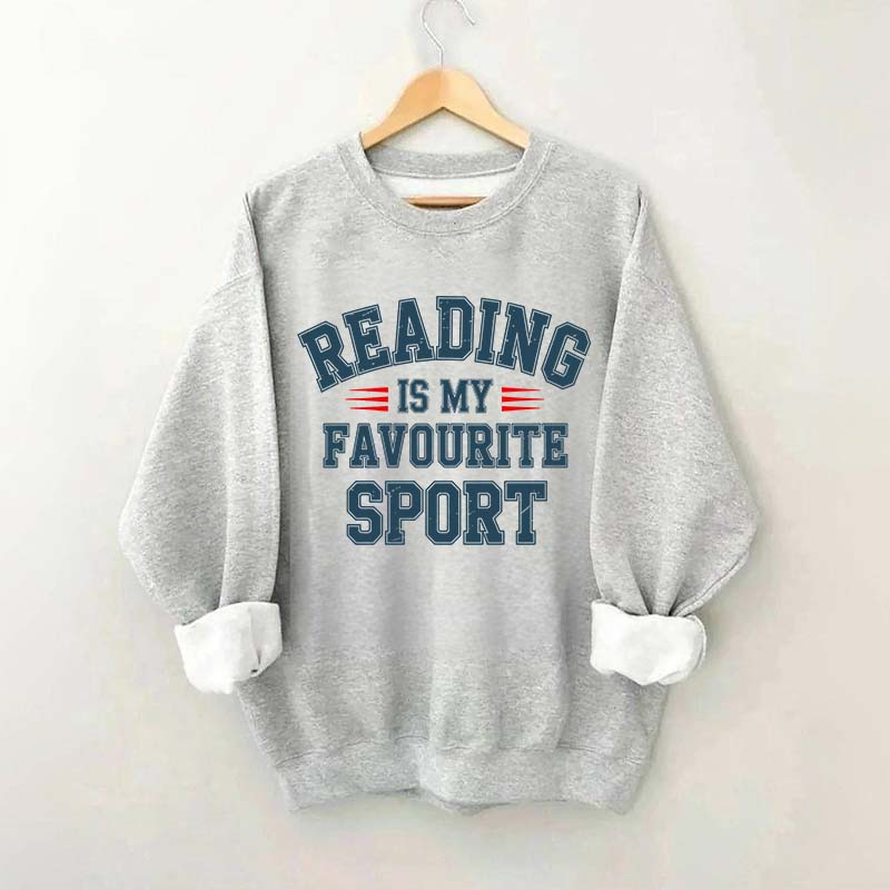 Librarian Reading Is My Favorite Sport Sweatshirt