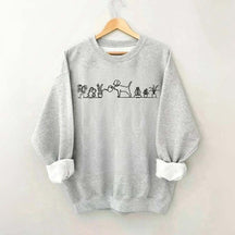 Dog Watering Plants Sweatshirt