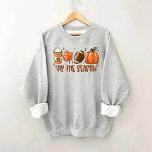 Tis The Season Coffee Football Sweatshirt