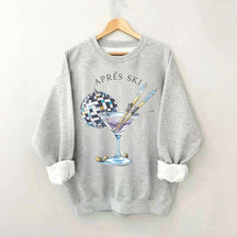 Womens Skiing Winter Sweatshirt