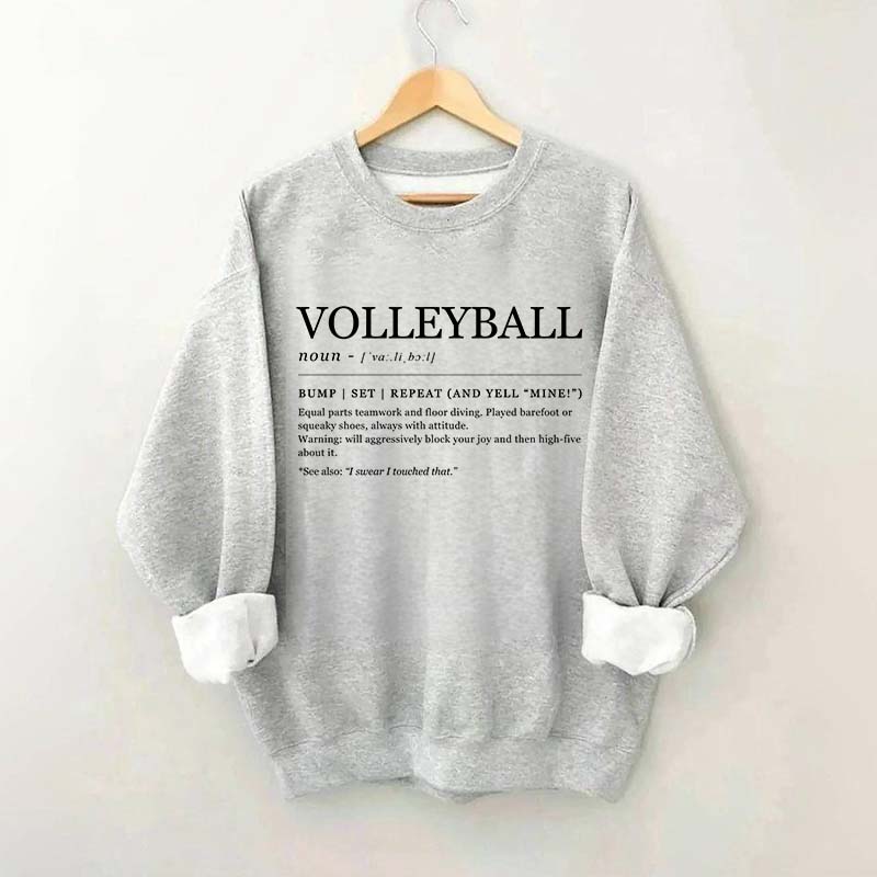 Funny Definition Volleyball Sweatshirt